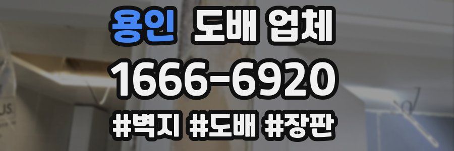 용인 도배 업체
