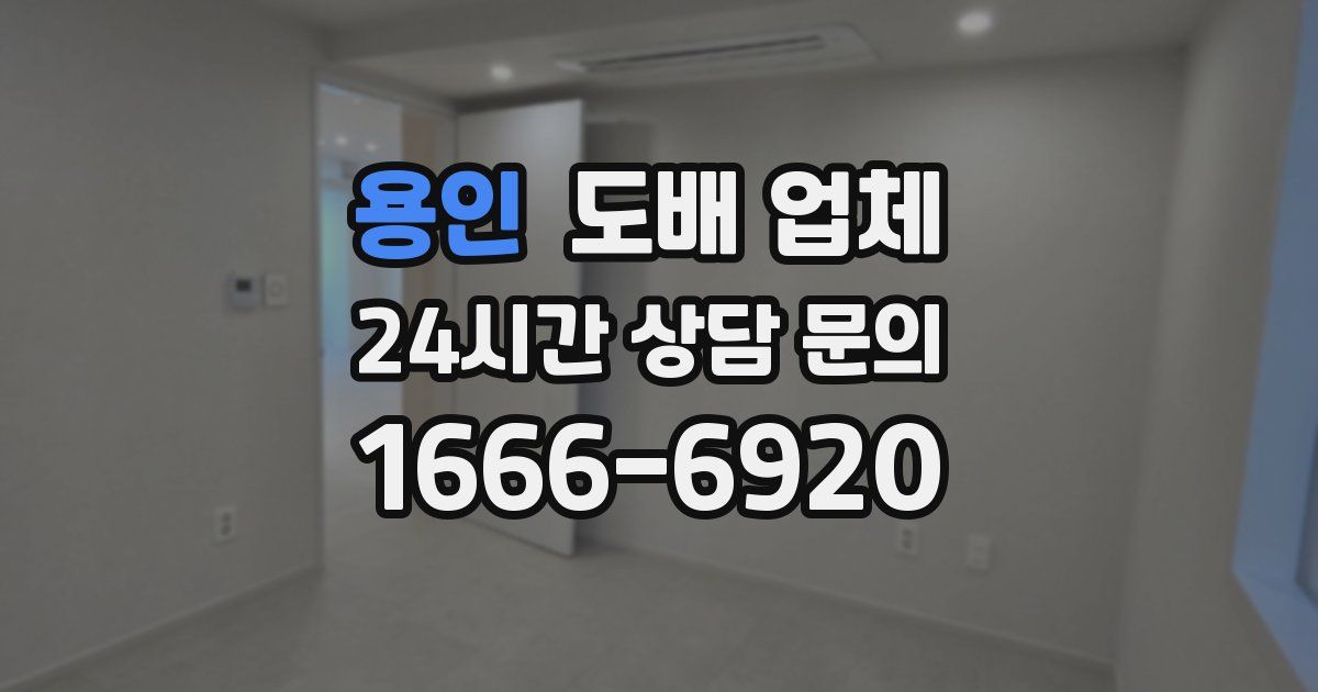 용인 도배 업체