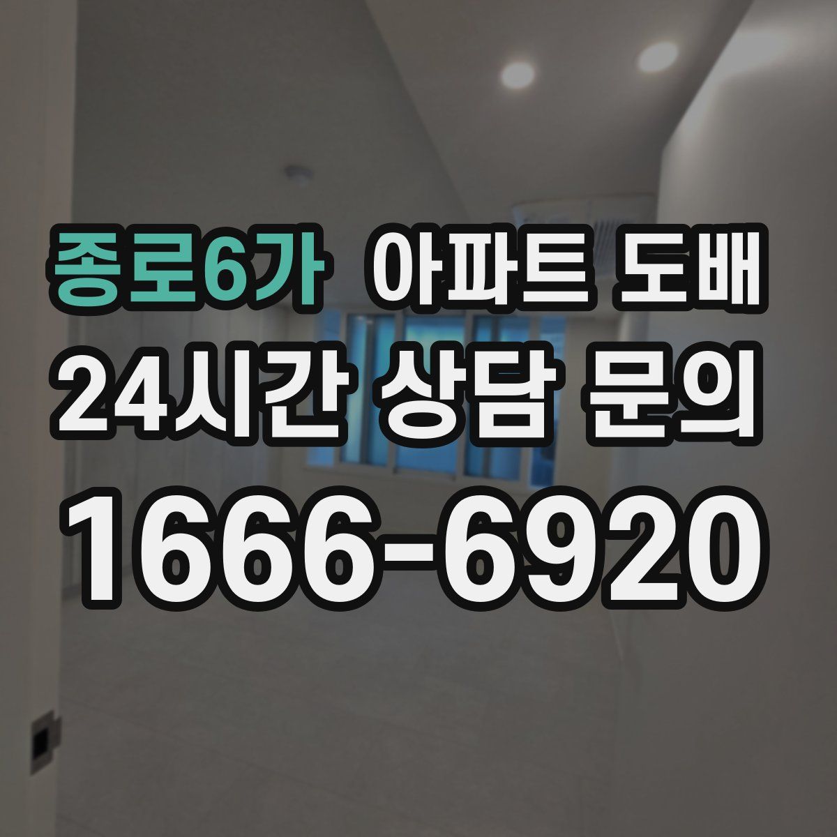 종로6가 아파트 도배