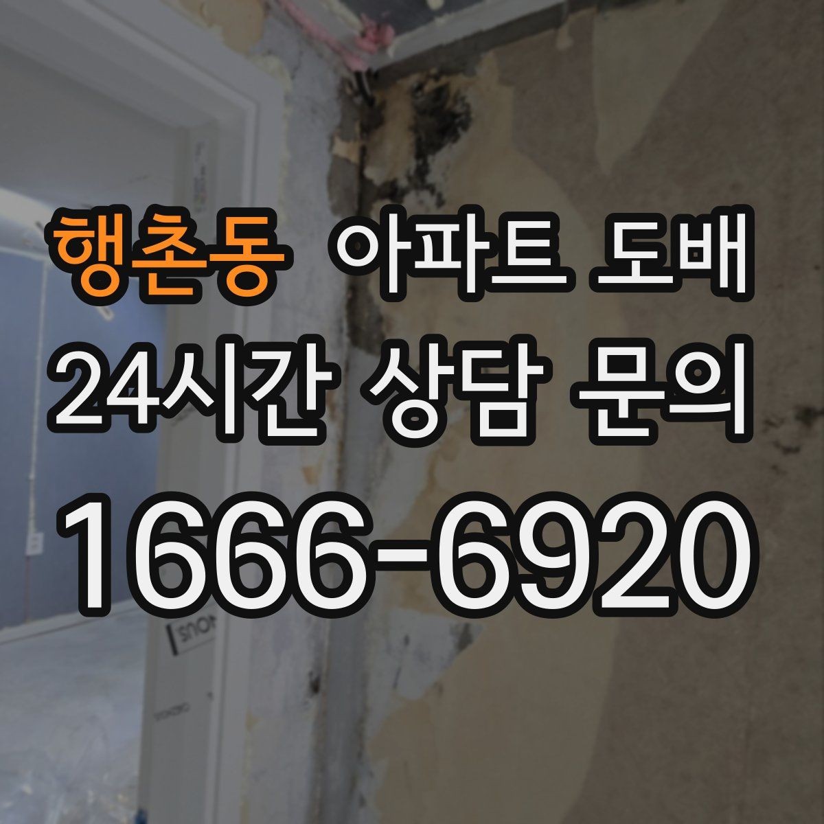 행촌동 아파트 도배 부분 도배로 해결할 수 있는 경우