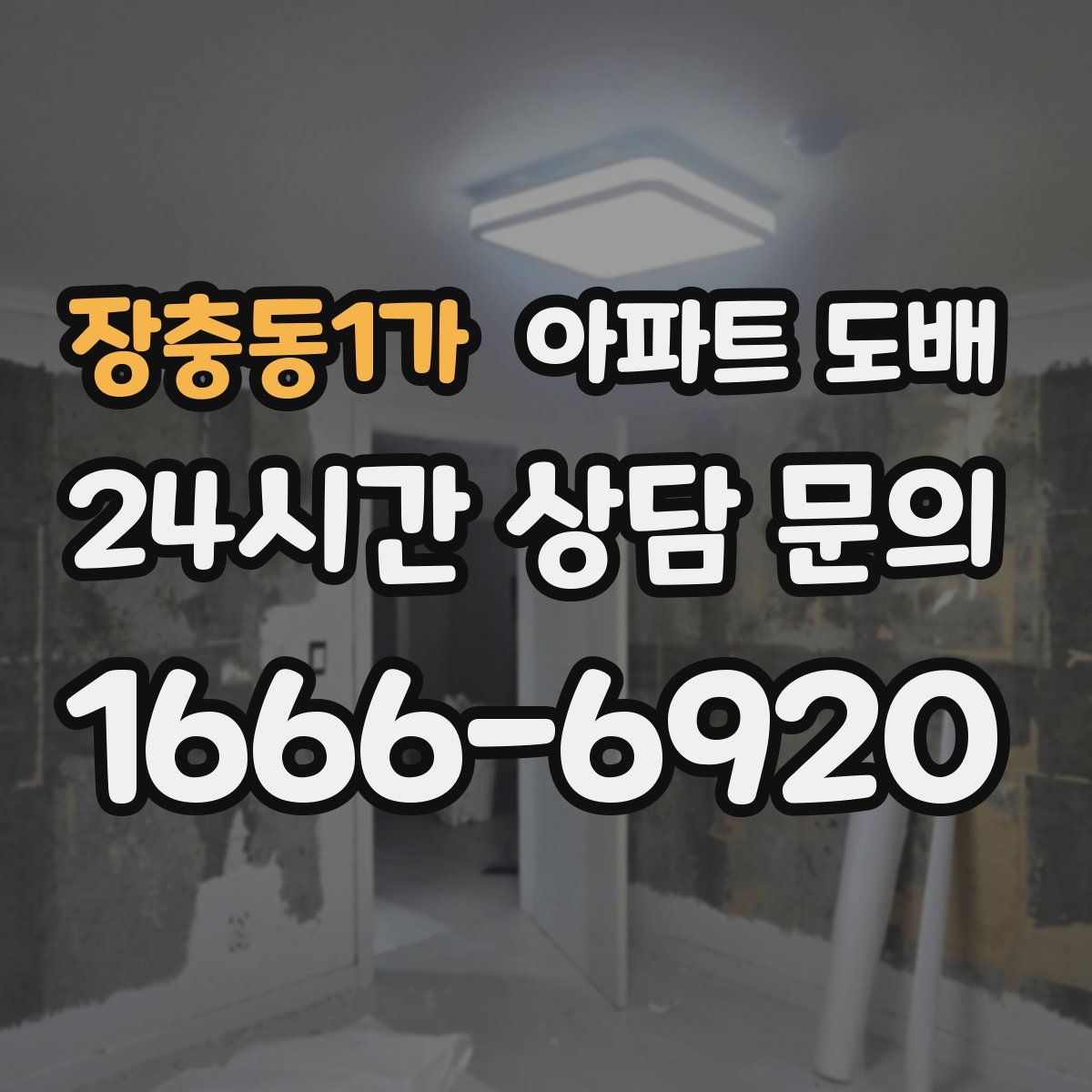 장충동1가 아파트 도배