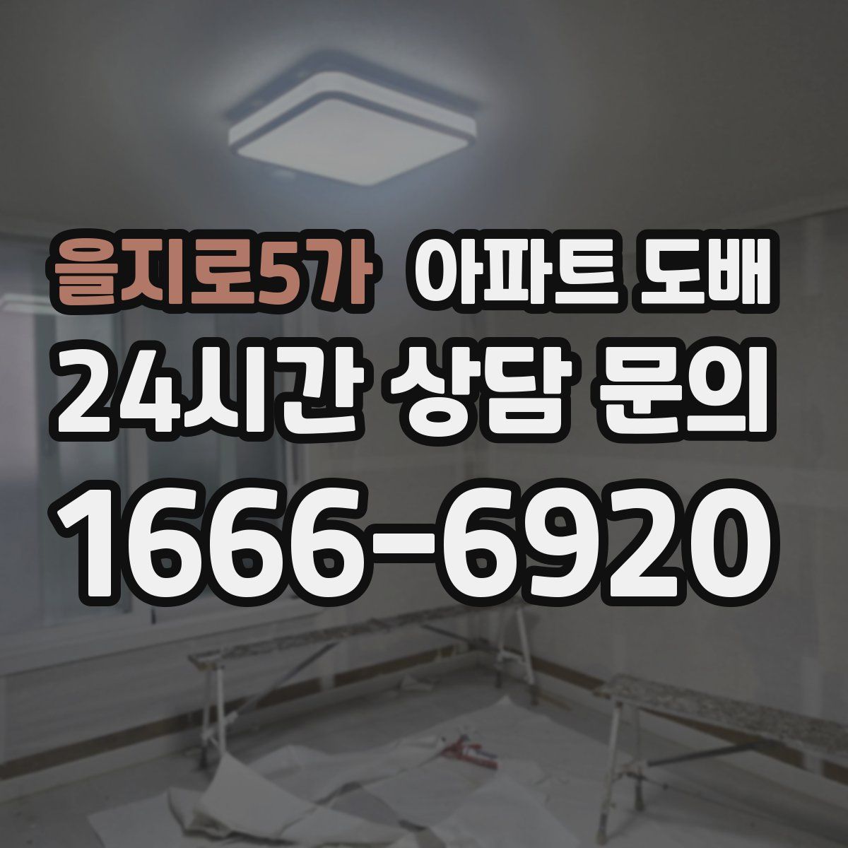 을지로5가 아파트 도배