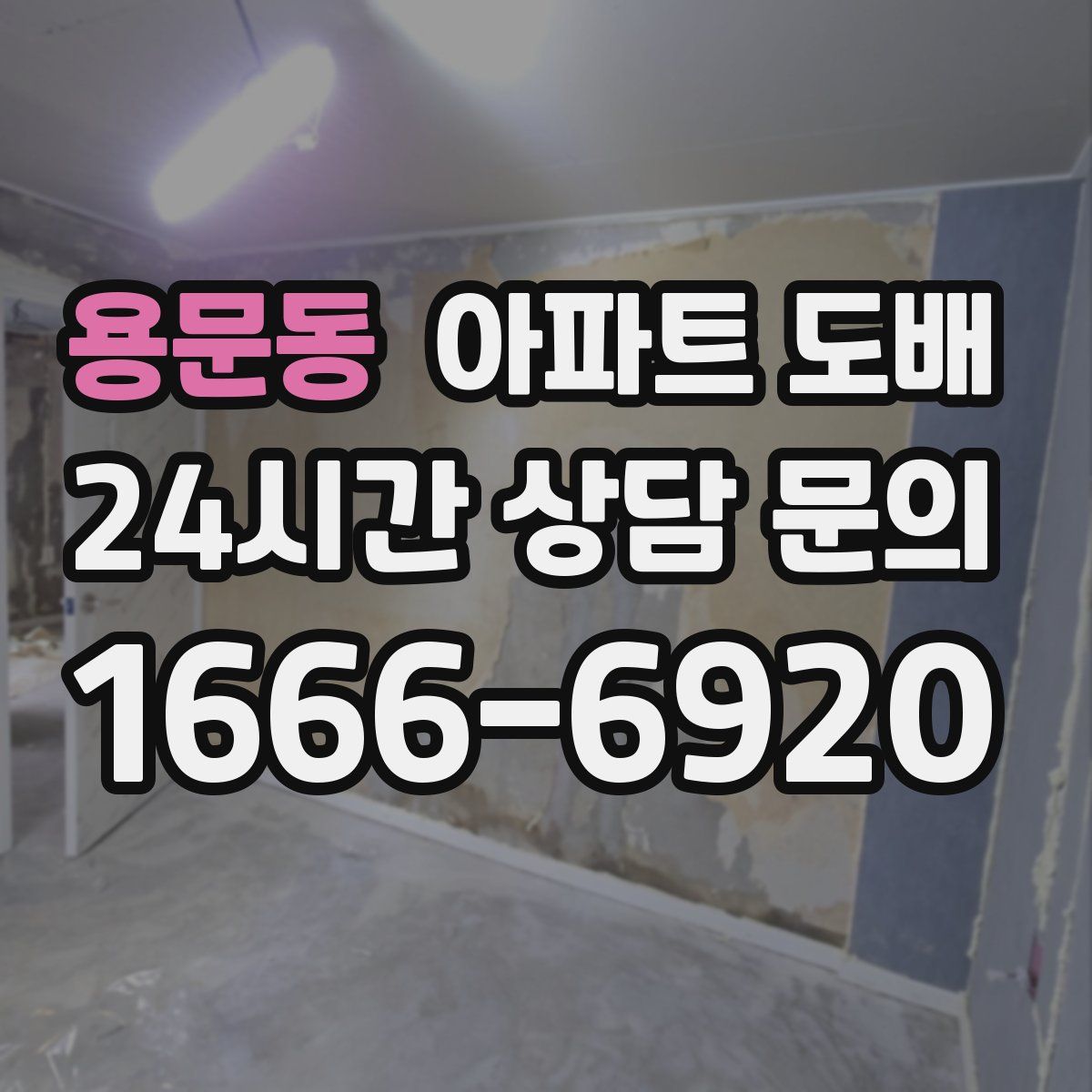 용문동 아파트 도배