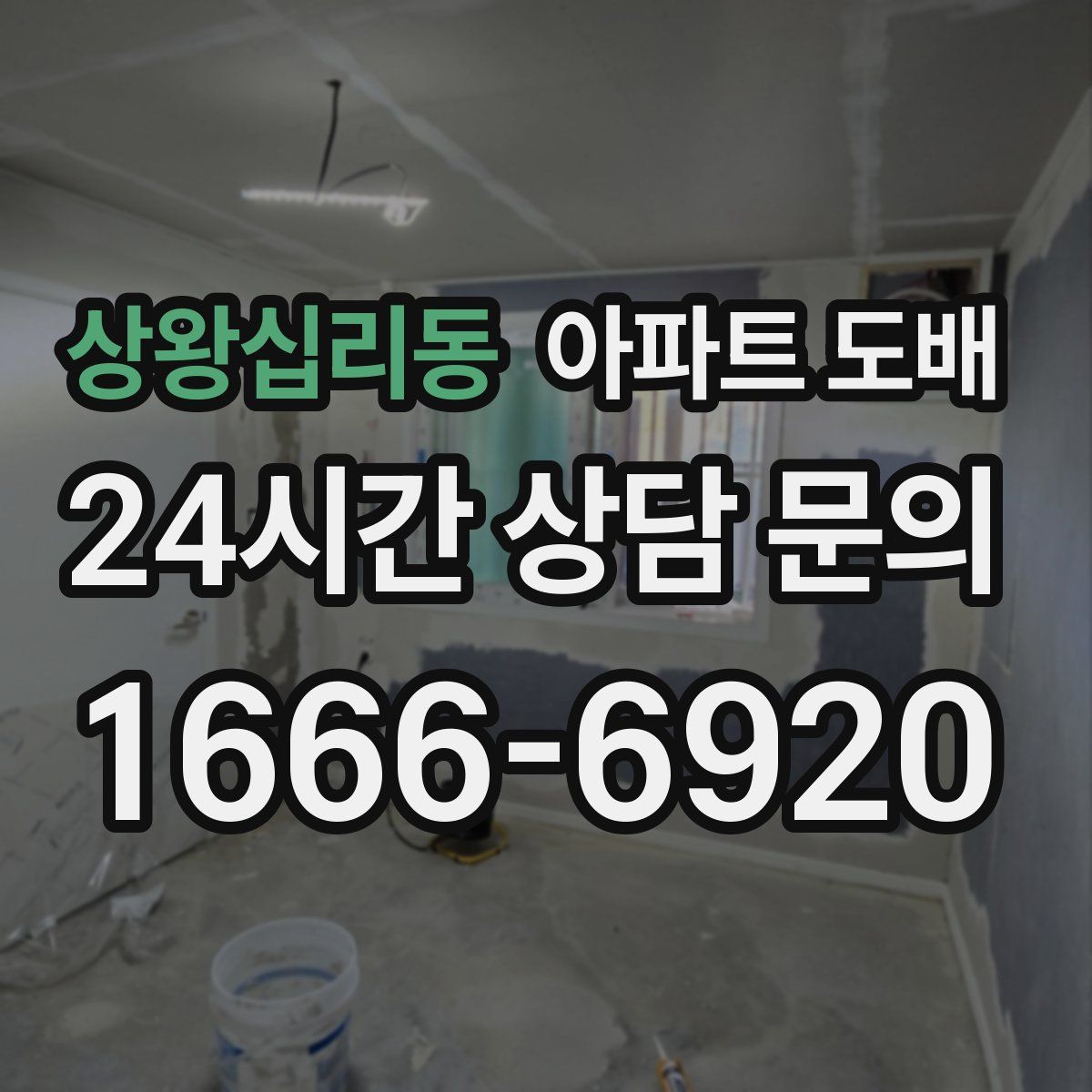 상왕십리동 아파트 도배