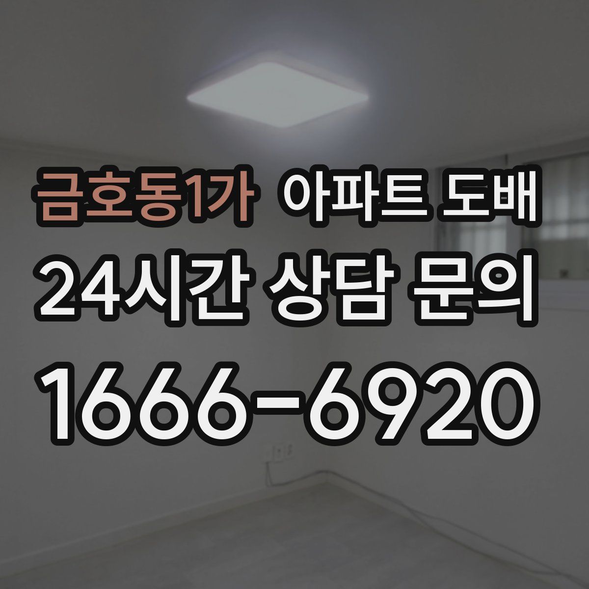 금호동1가 아파트 도배