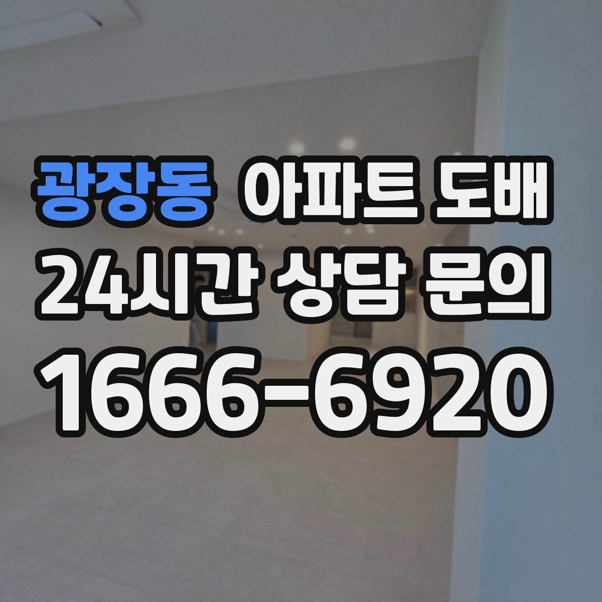 광장동 아파트 도배