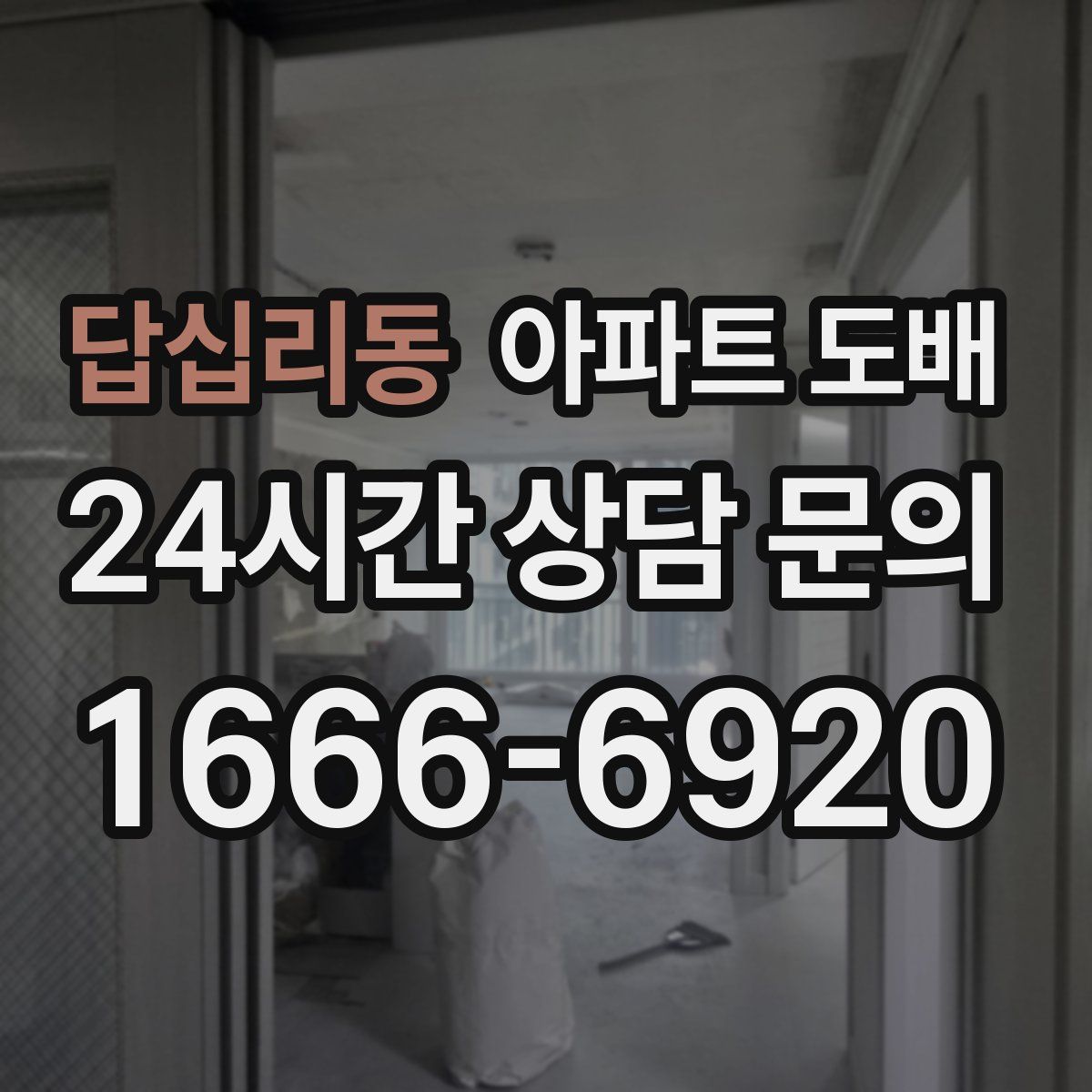 답십리동 아파트 도배