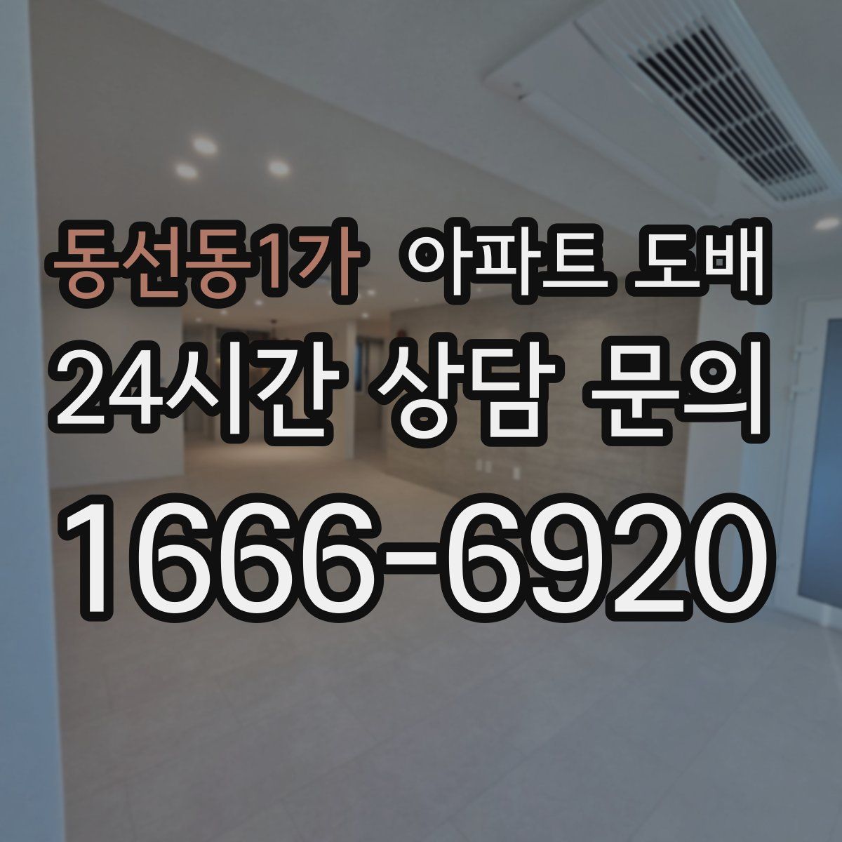 동선동1가 아파트 도배