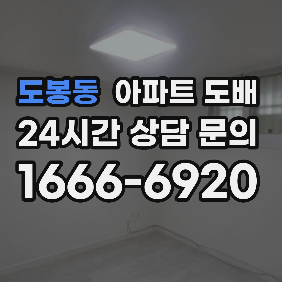 도봉동 아파트 도배