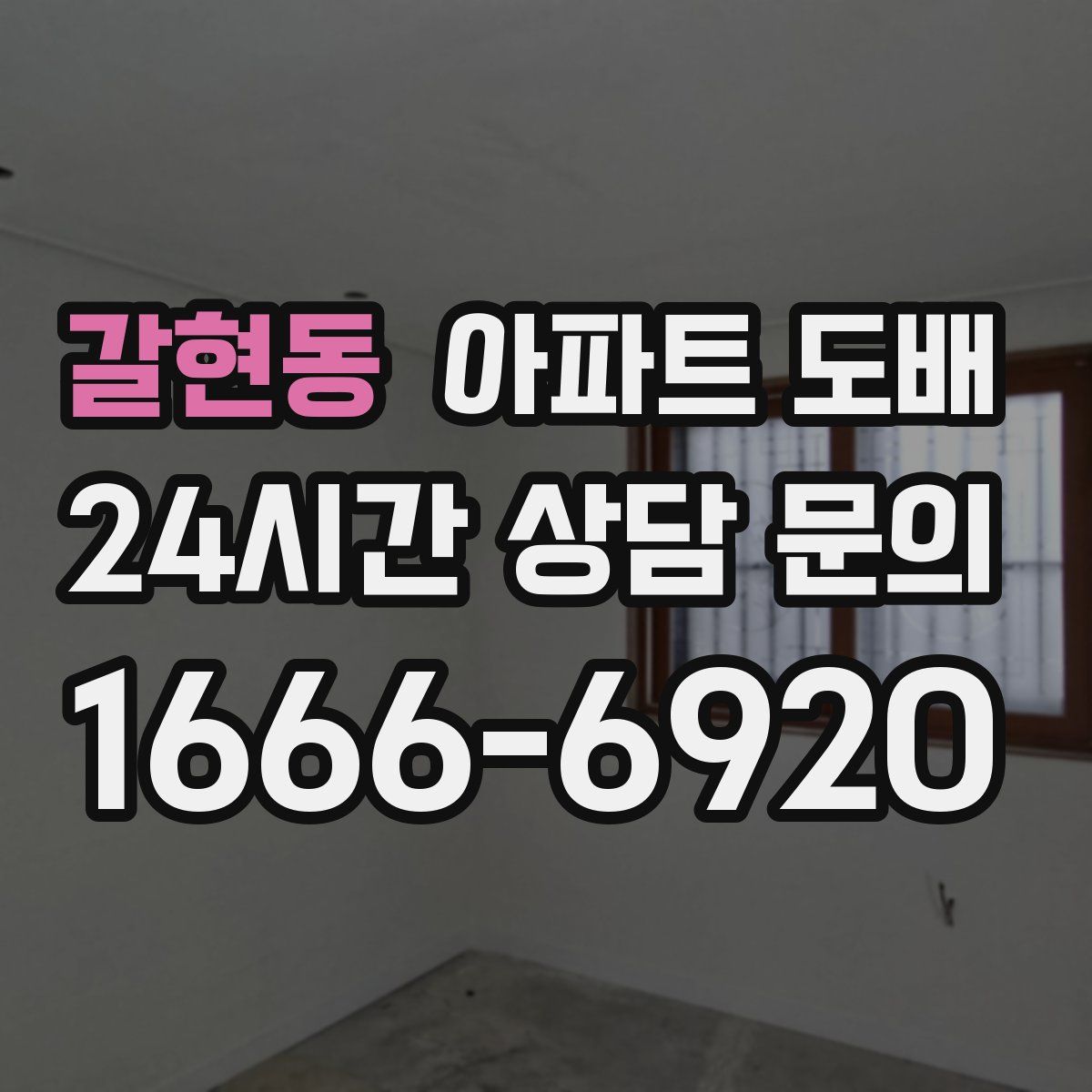 갈현동 아파트 도배