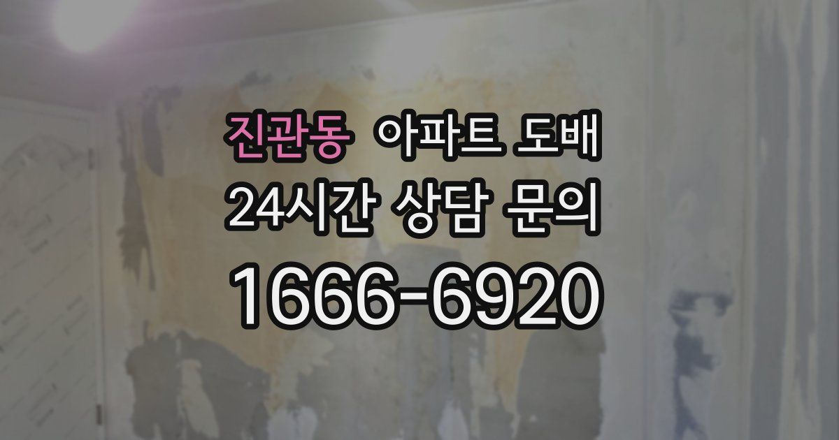 진관동 아파트 도배