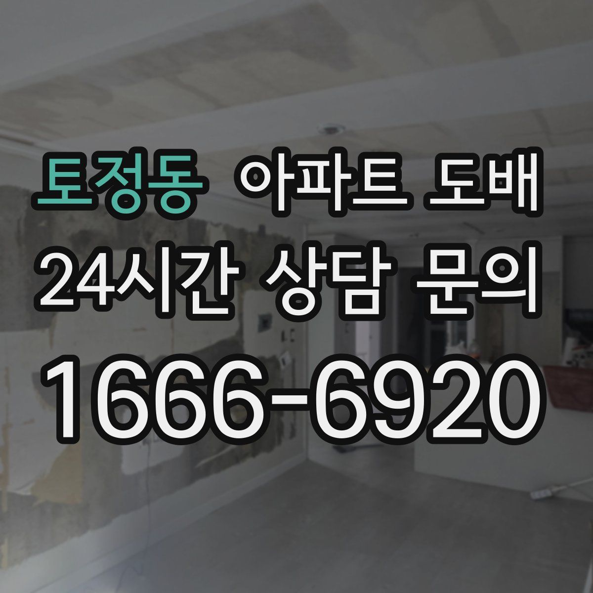 토정동 아파트 도배