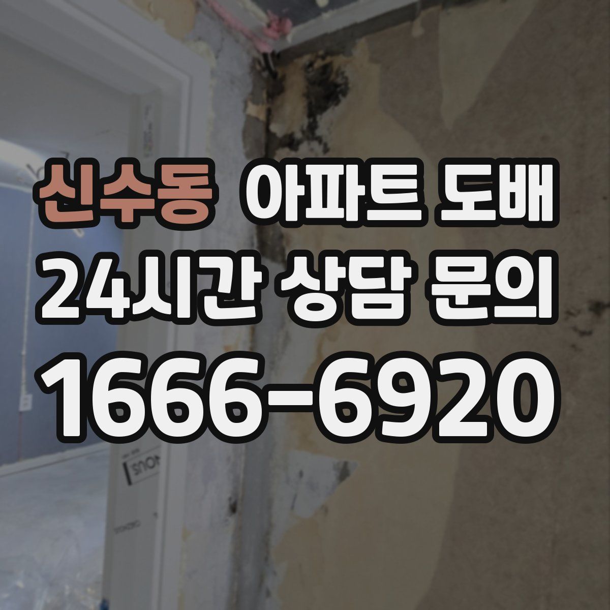 신수동 아파트 도배