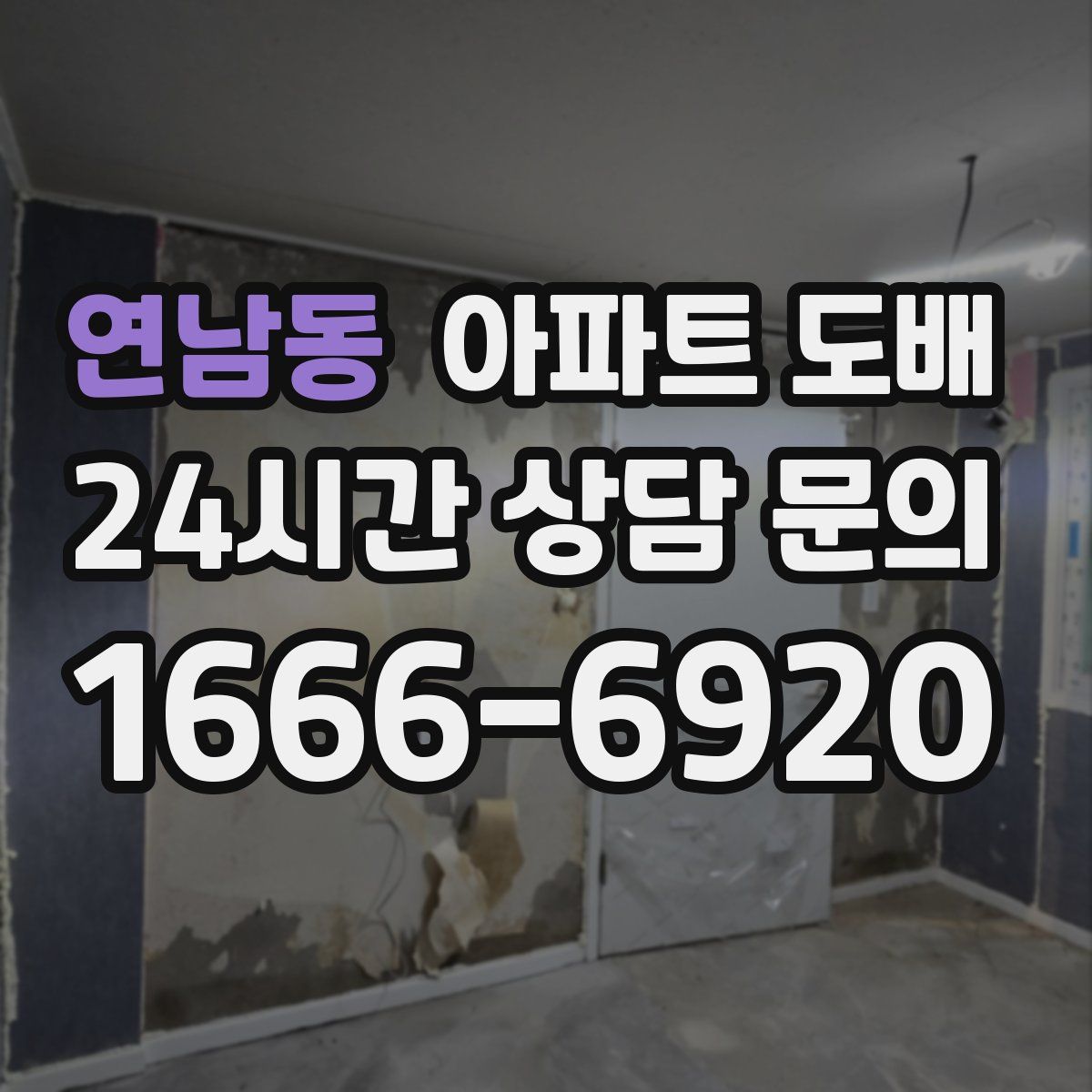 연남동 아파트 도배