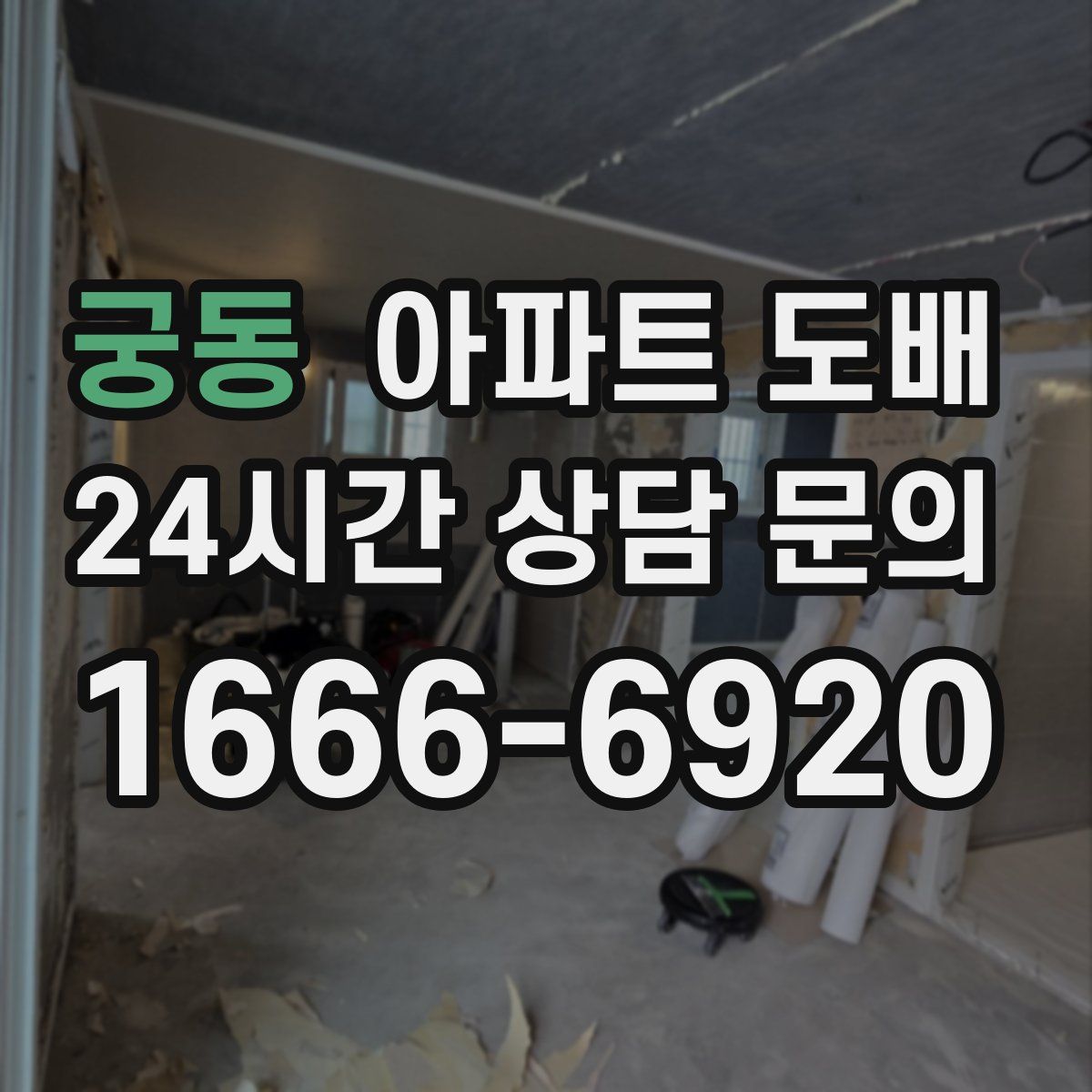 궁동 아파트 도배