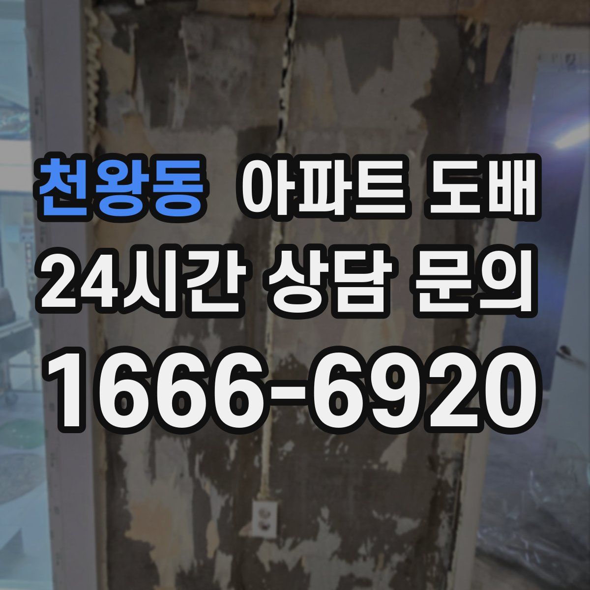 천왕동 아파트 도배