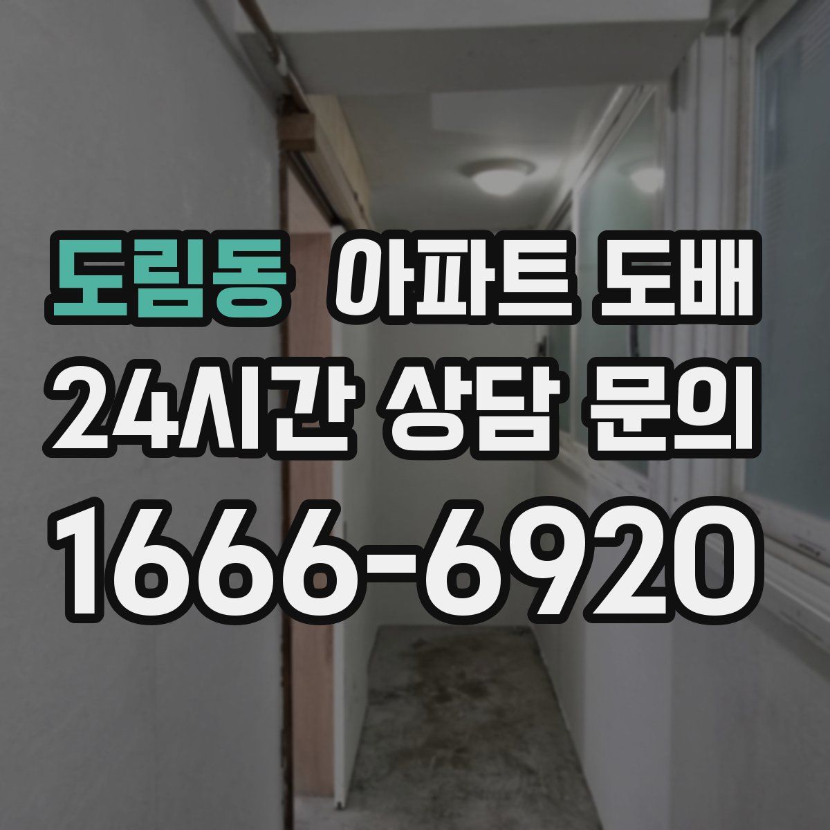 도림동 아파트 도배