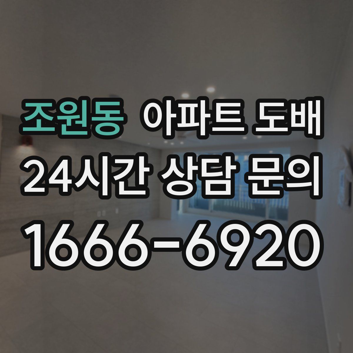 조원동 아파트 도배