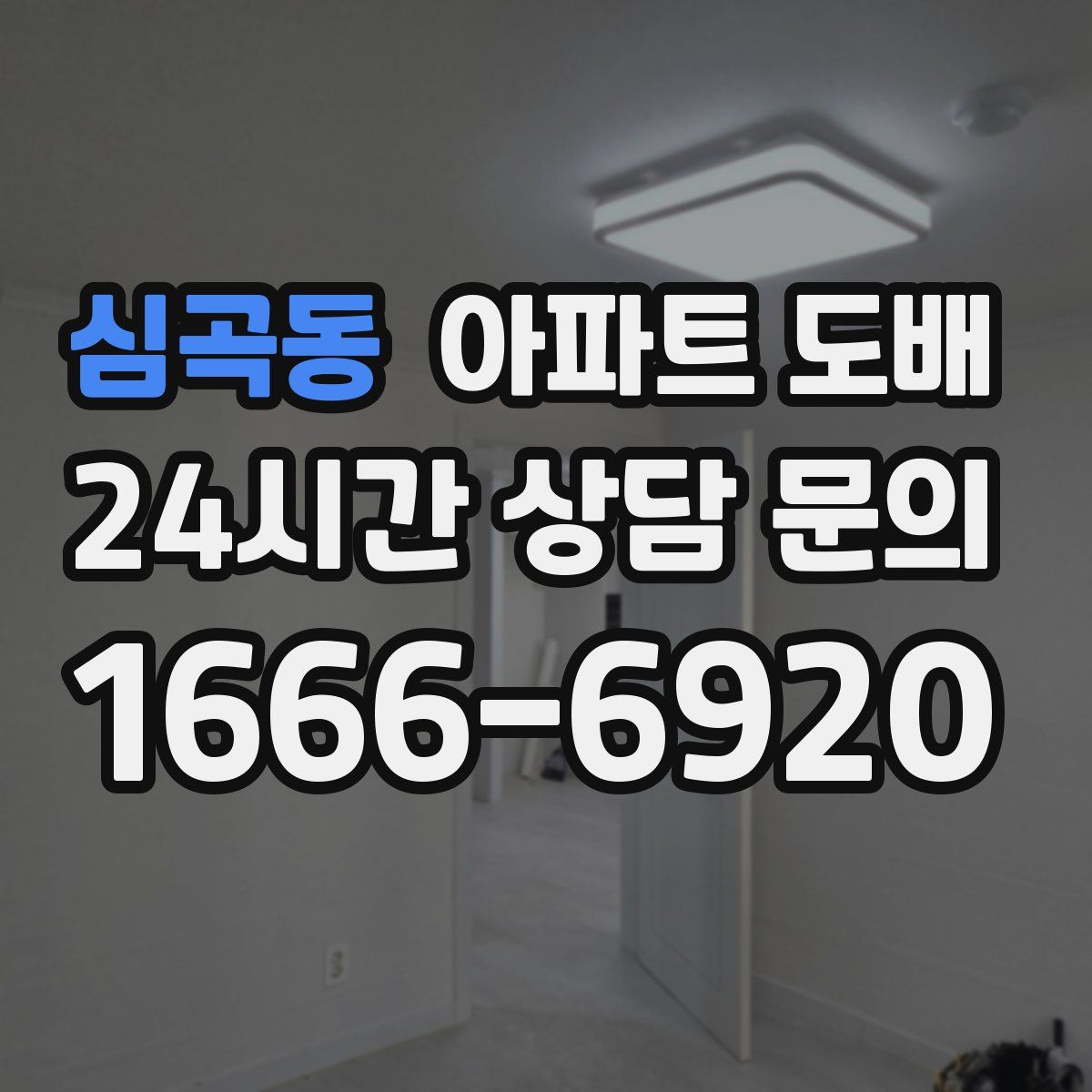 심곡동 아파트 도배