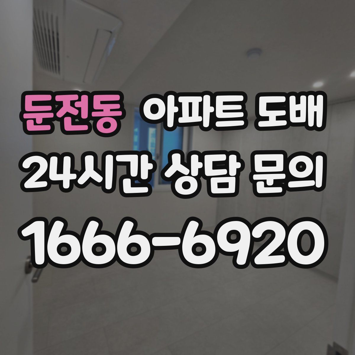둔전동 아파트 도배