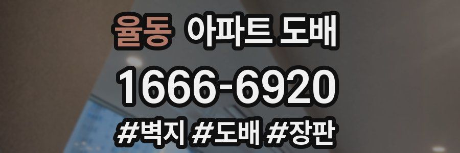 율동 아파트 도배