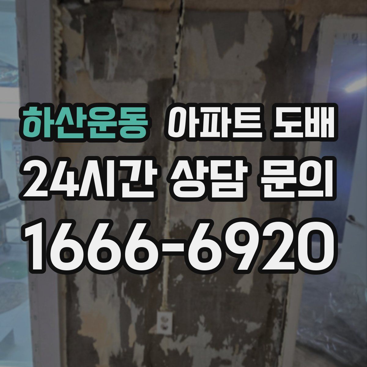 하산운동 아파트 도배