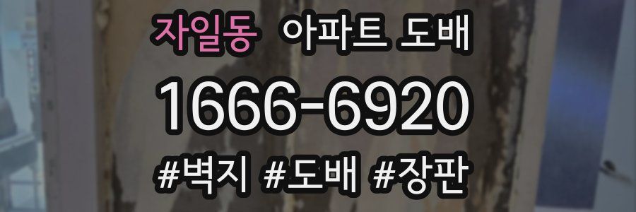 자일동 아파트 도배