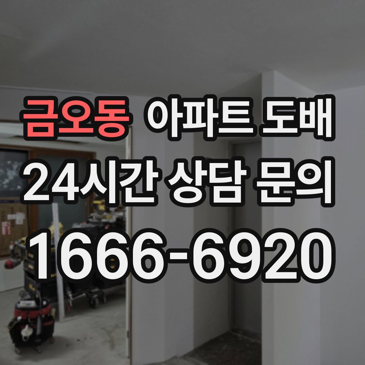 금오동 아파트 도배