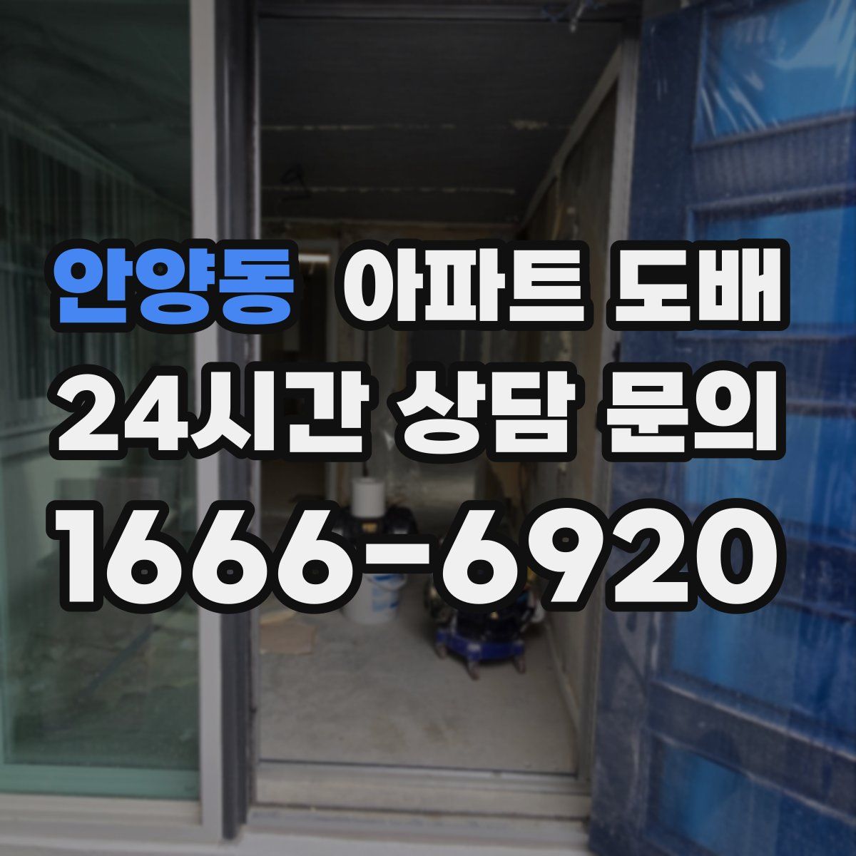 안양동 아파트 도배