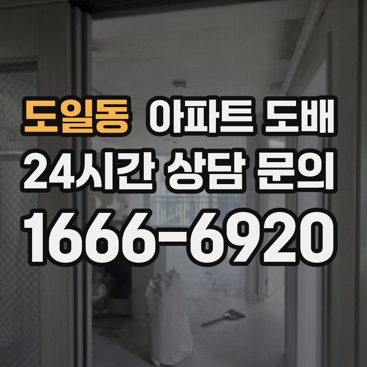 도일동 아파트 도배