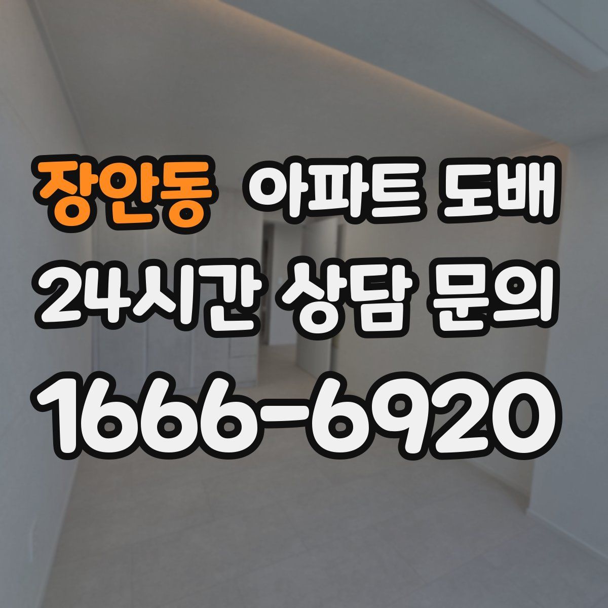 장안동 아파트 도배