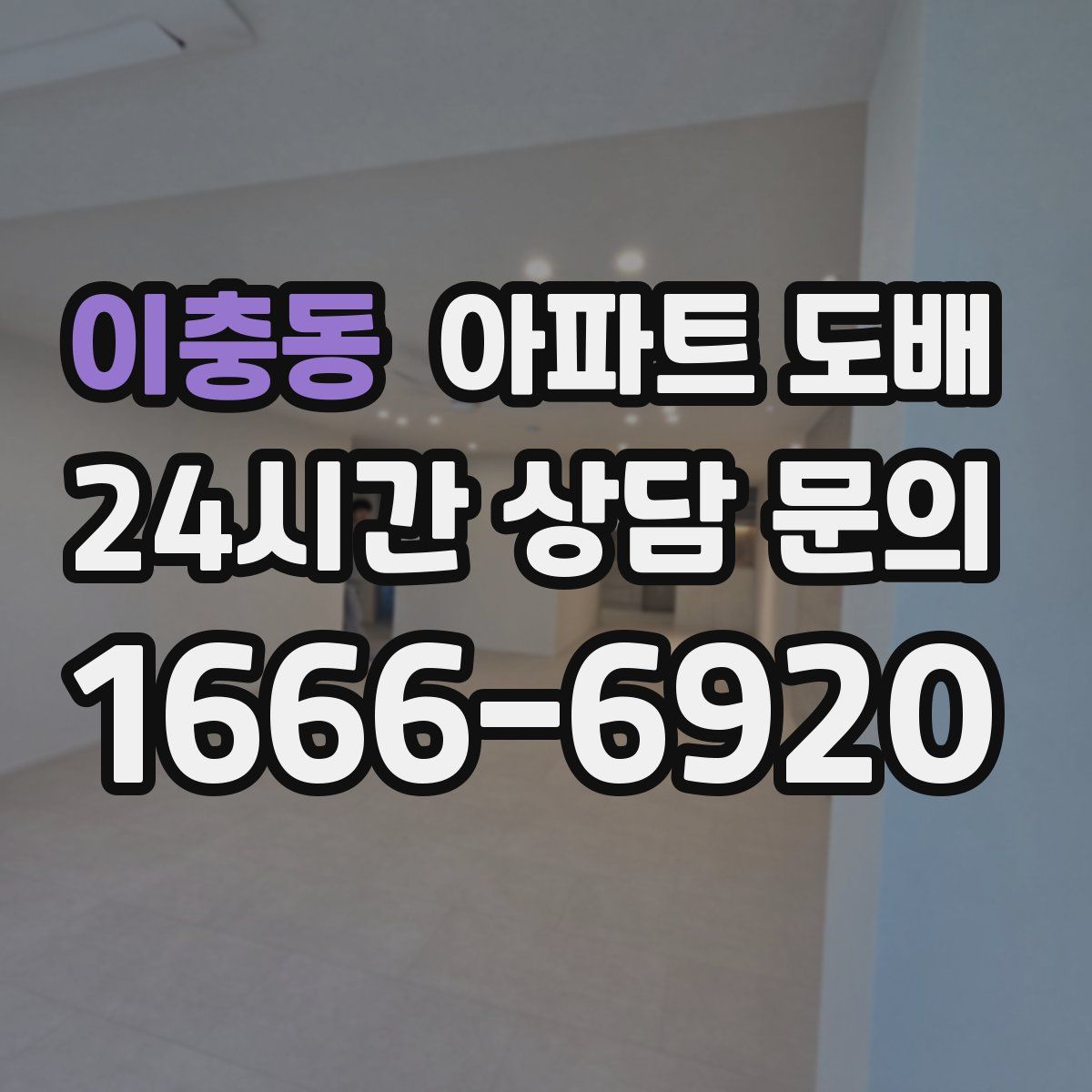 이충동 아파트 도배