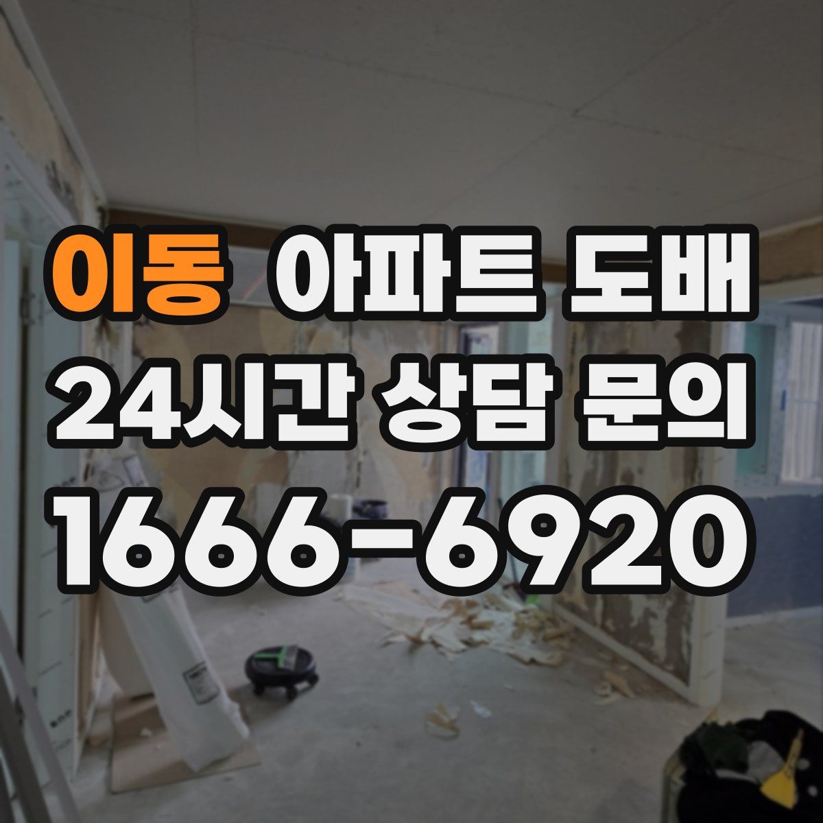 이동 아파트 도배