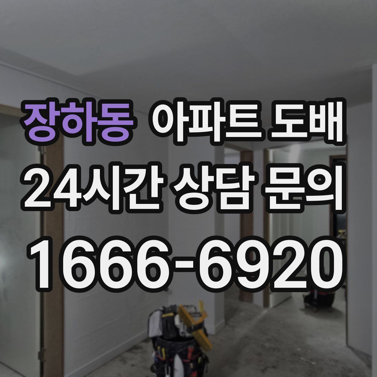 장하동 아파트 도배