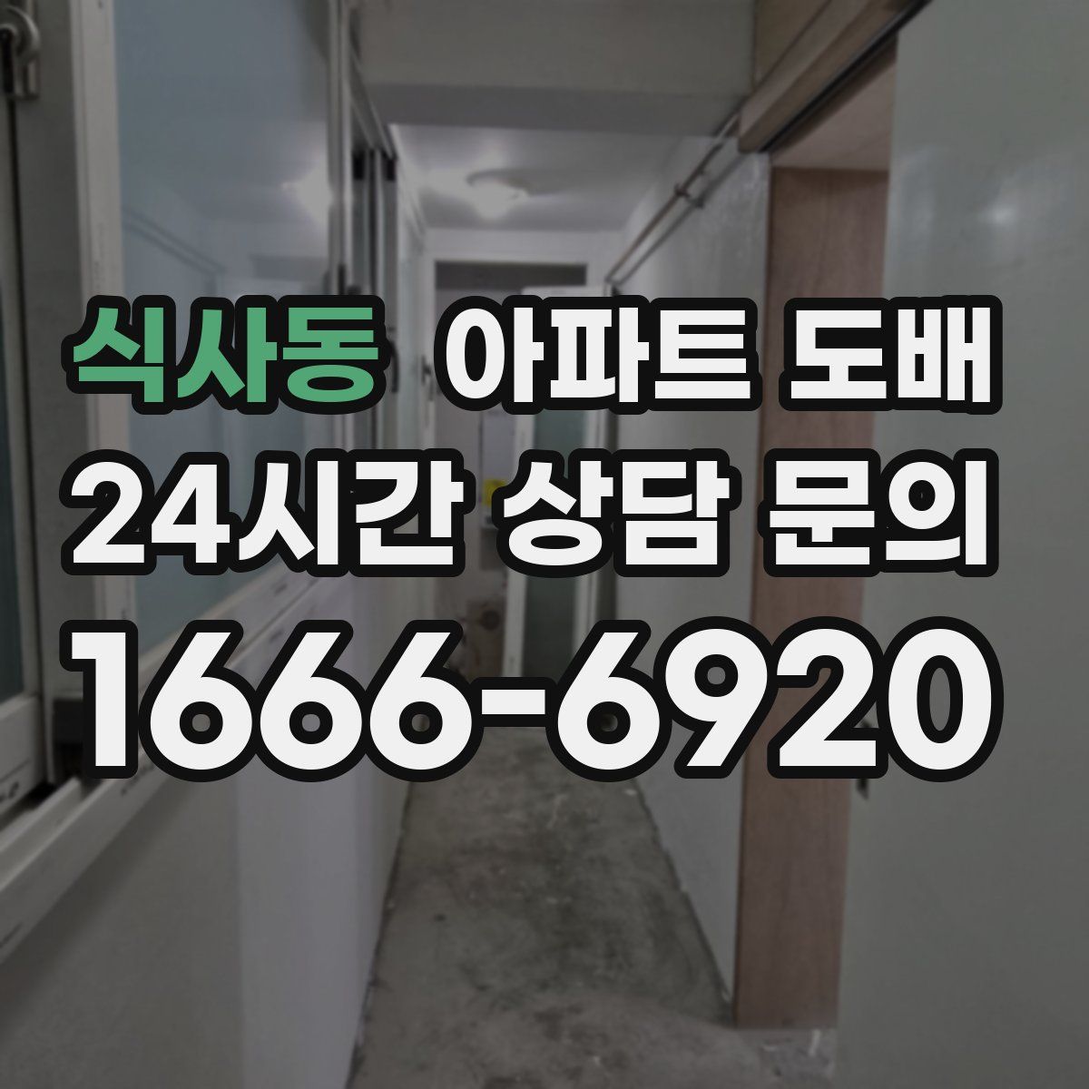 식사동 아파트 도배