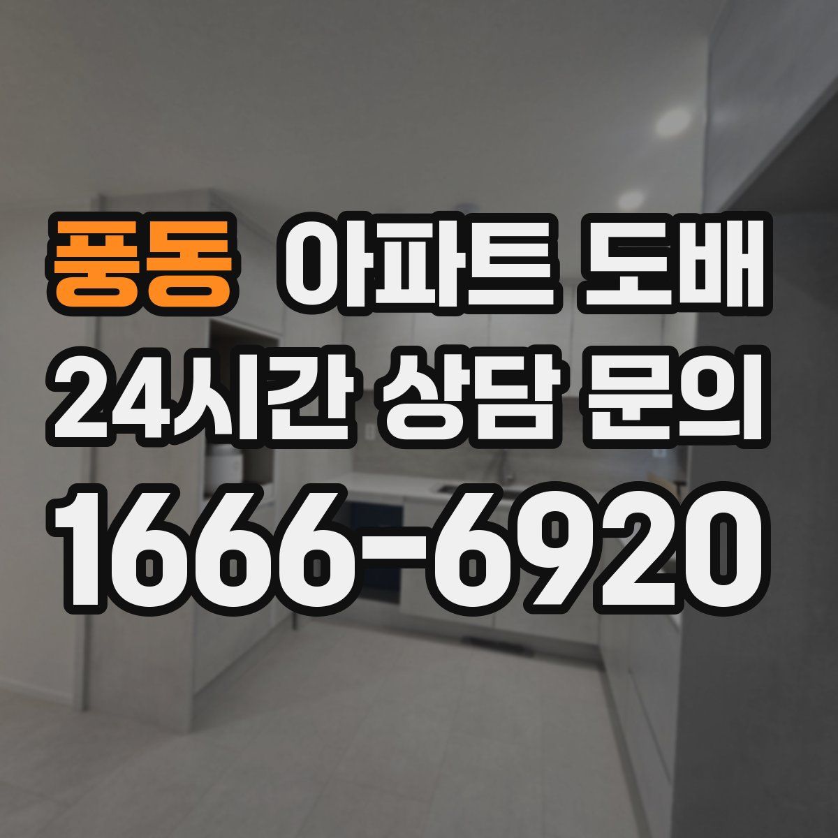 풍동 아파트 도배