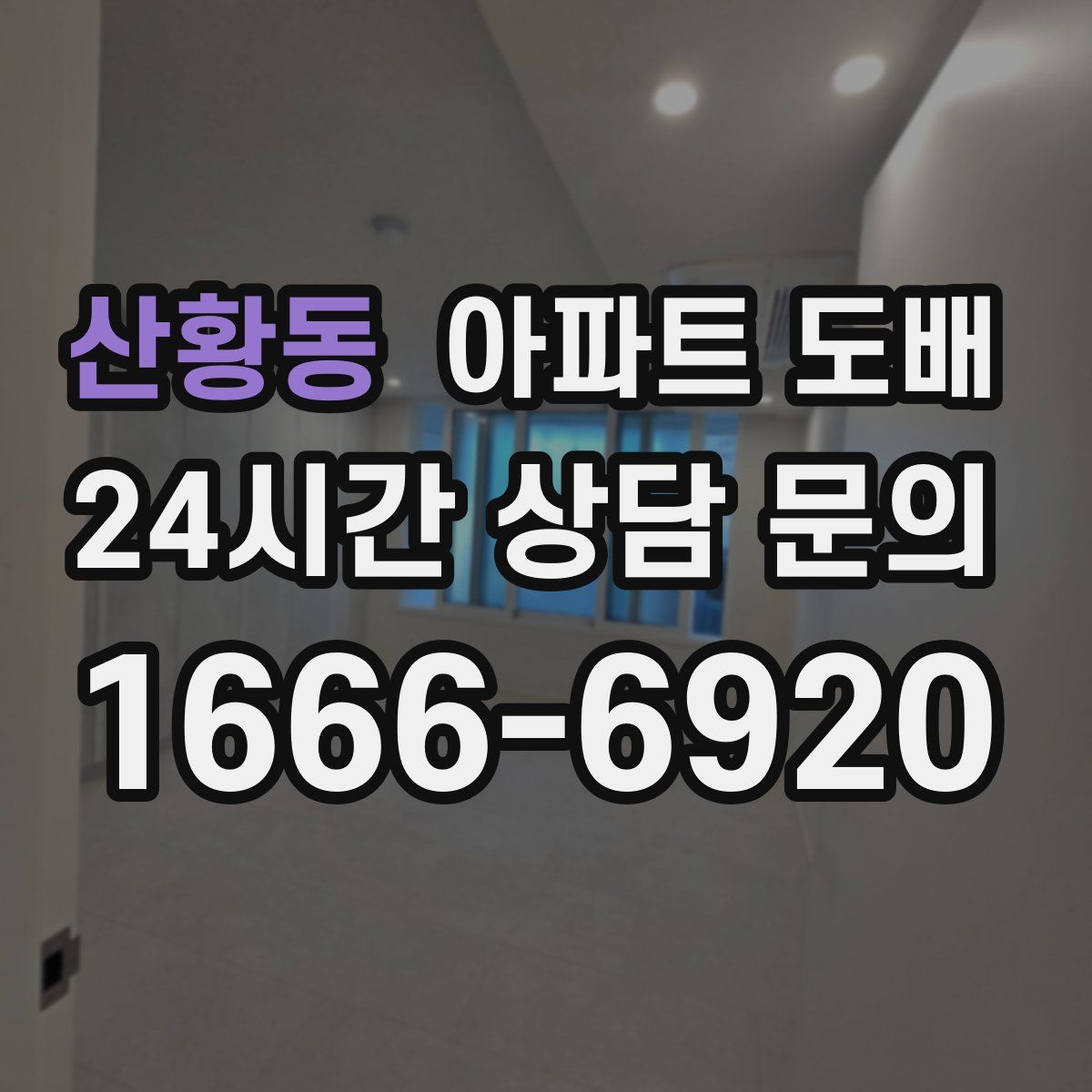 산황동 아파트 도배