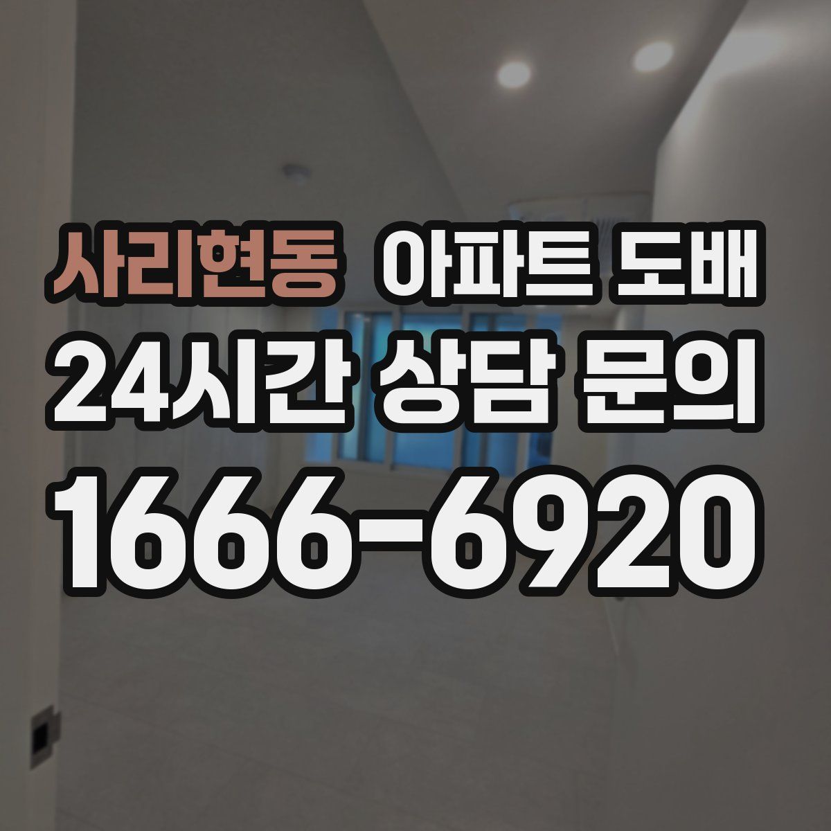 사리현동 아파트 도배