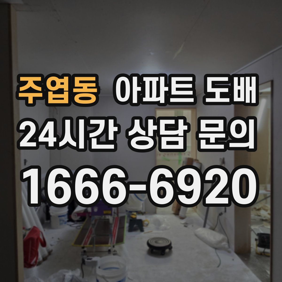 주엽동 아파트 도배