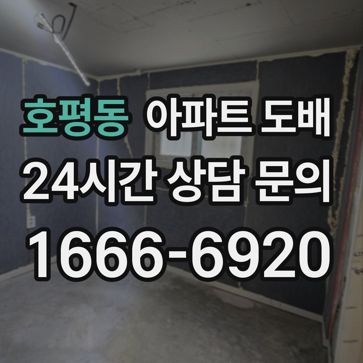 호평동 아파트 도배