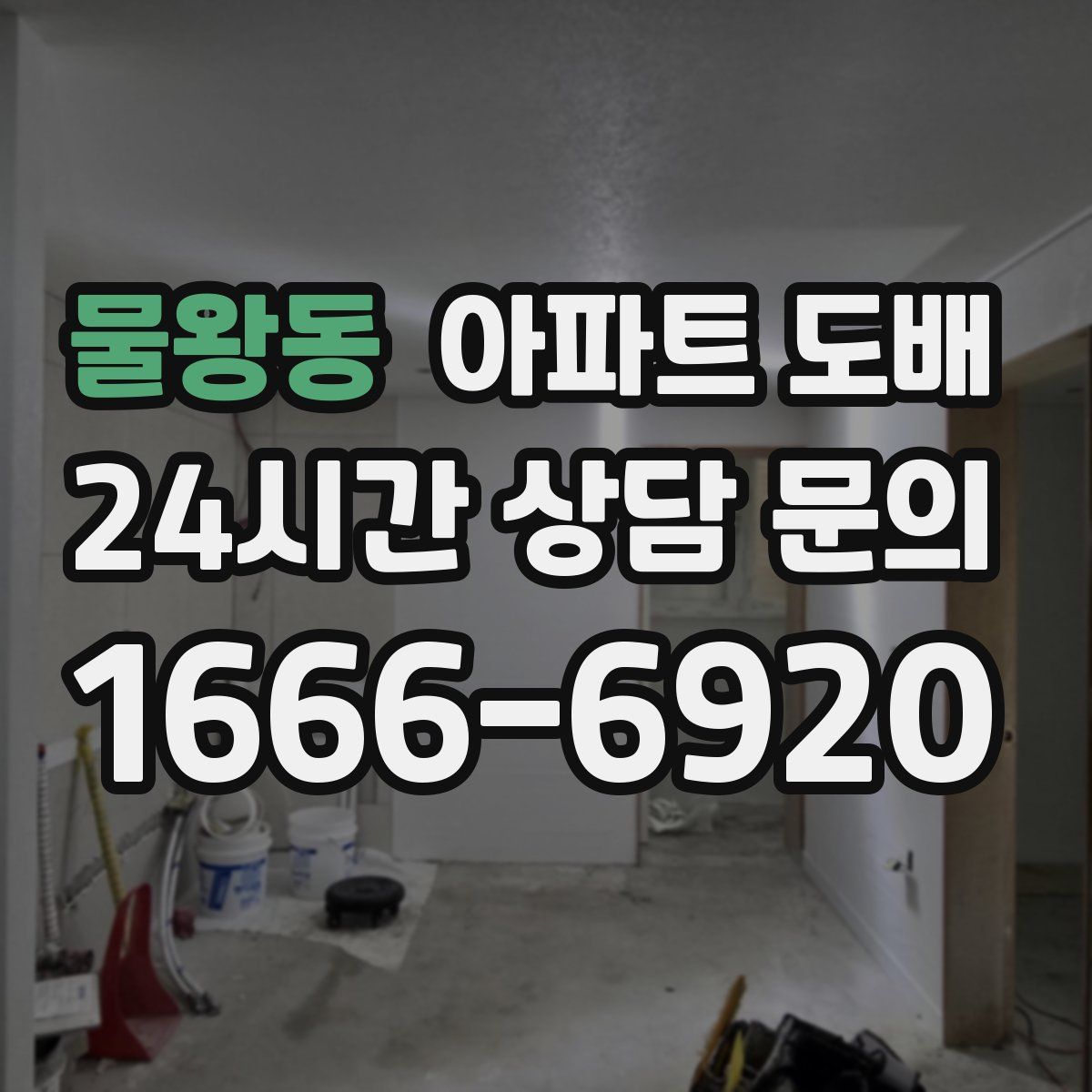 물왕동 아파트 도배