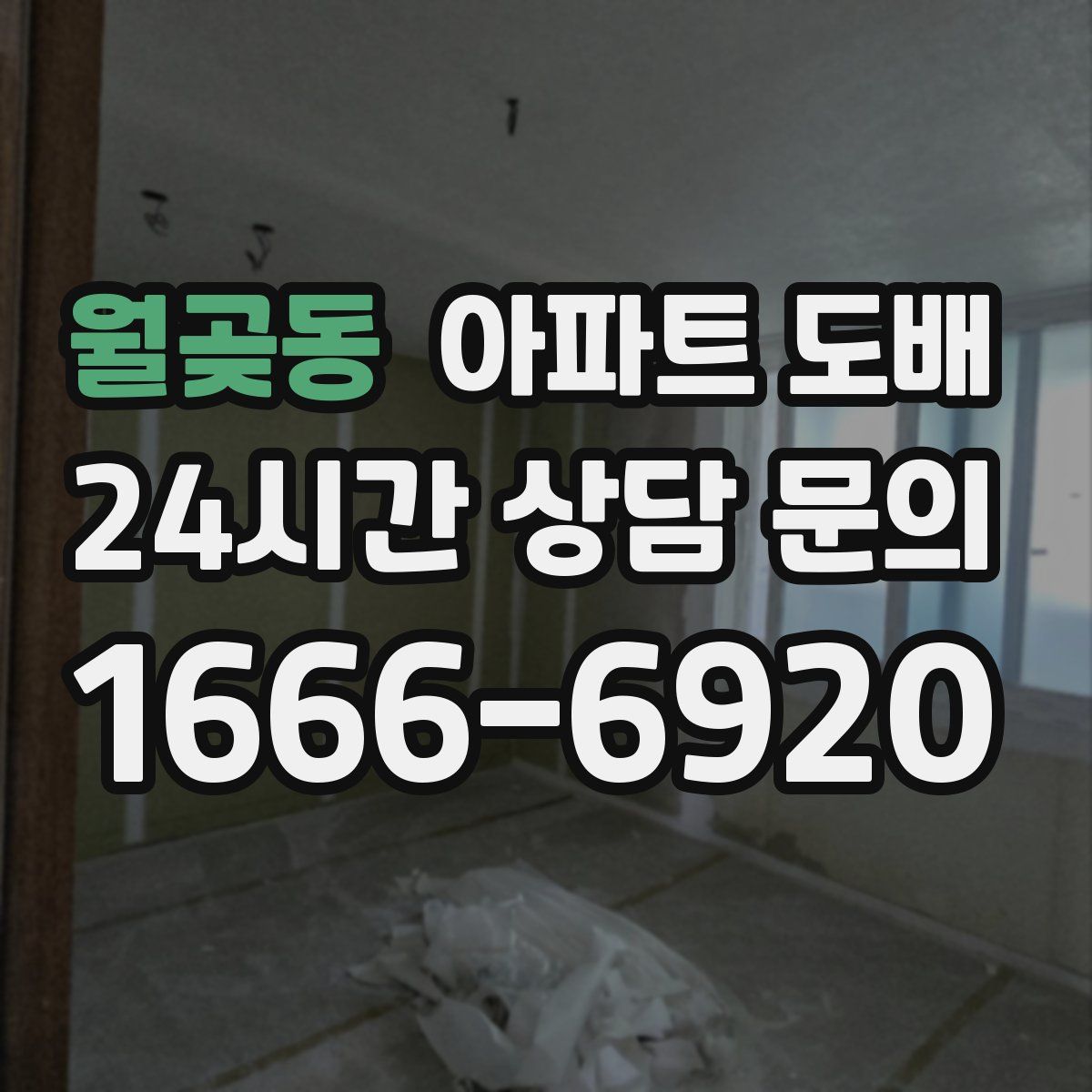 월곶동 아파트 도배