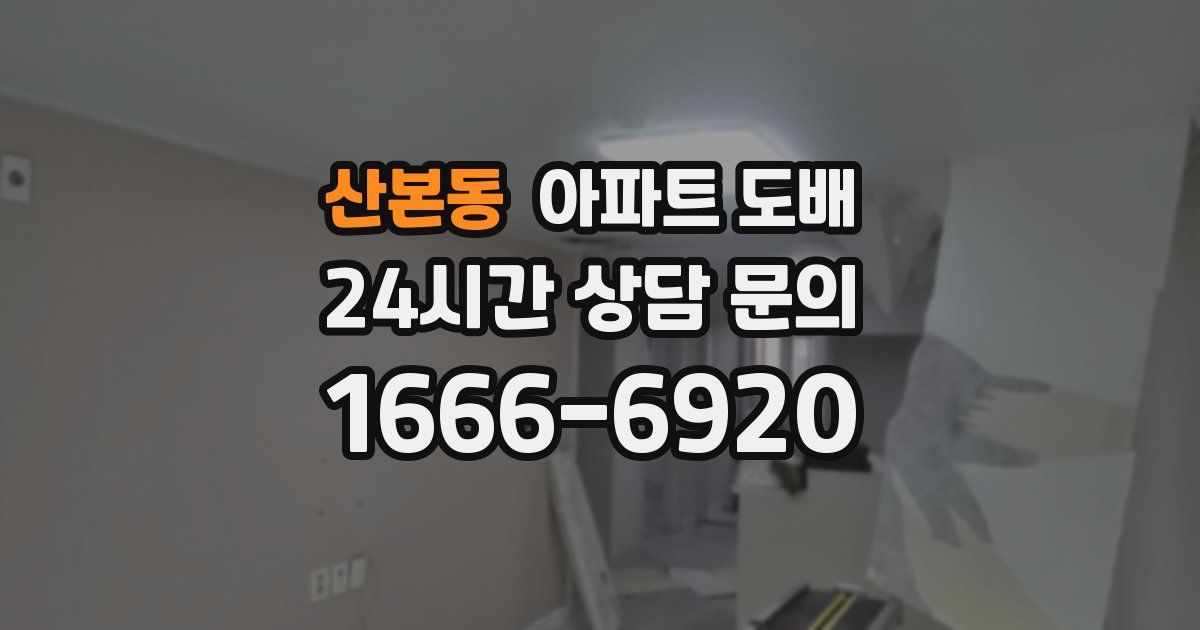 산본동 아파트 도배