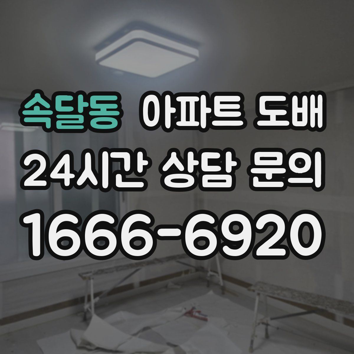 속달동 아파트 도배