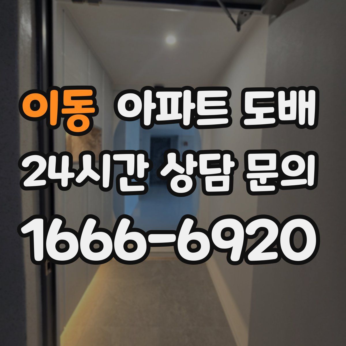 이동 아파트 도배