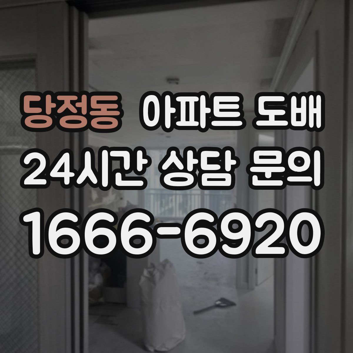 당정동 아파트 도배