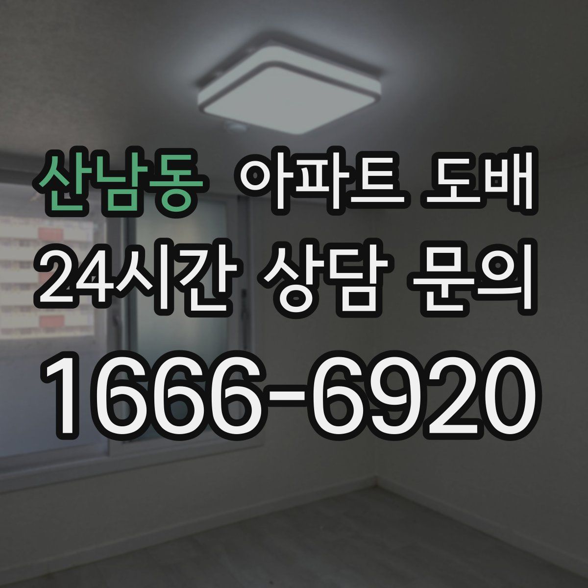 산남동 아파트 도배