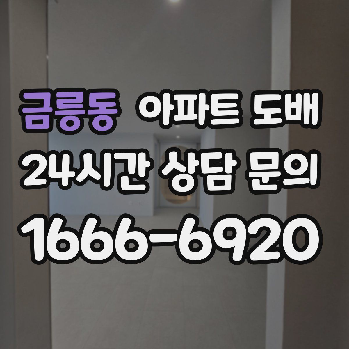금릉동 아파트 도배