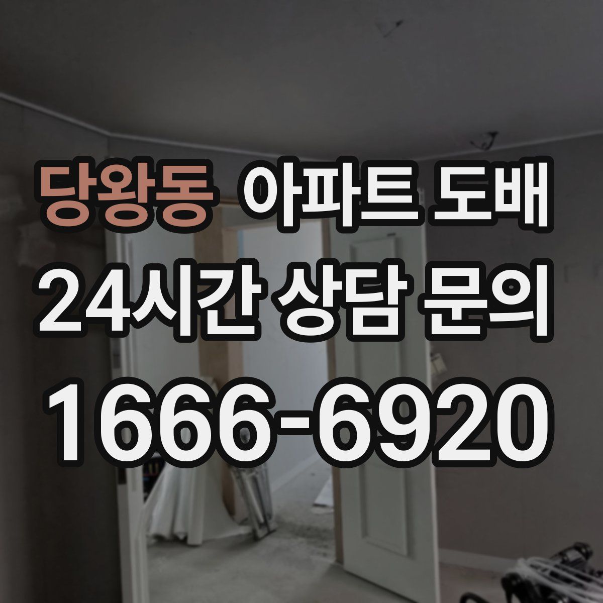 당왕동 아파트 도배