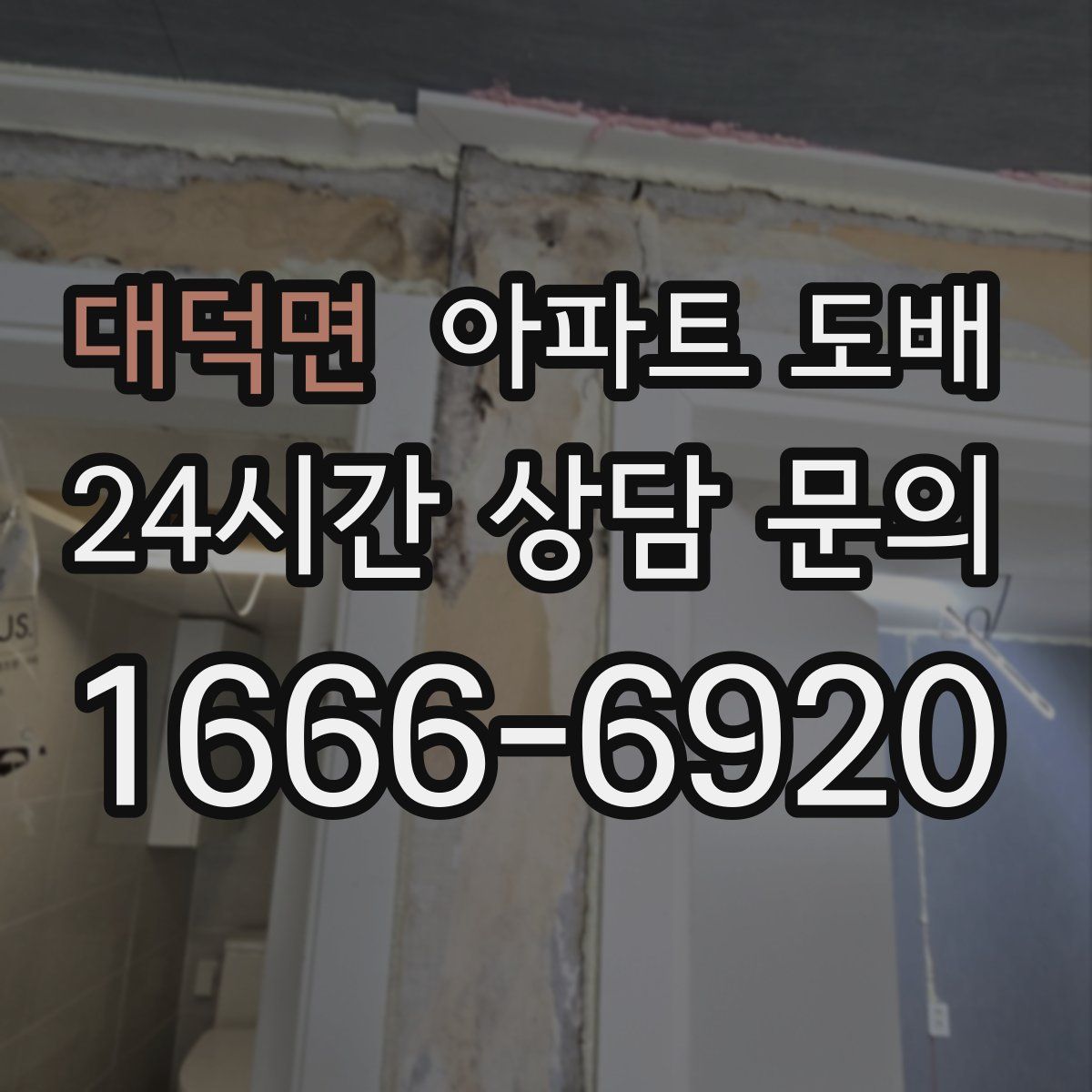 대덕면 아파트 도배